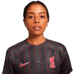 Camiseta Nike Liverpool FC X LeBron James 2022-2023 Mujer -tienda de material de futbol camiseta nike liverpool fc edicion especial 2022 2023 mujer anthracite gym red 5