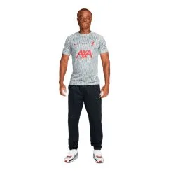 Camiseta Nike Liverpool FC Pre-Match 2022-2023 -tienda de material de futbol camiseta nike liverpool fc pre match 2022 2023 wolf grey tough red 5