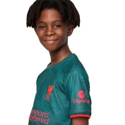 Camiseta Nike Liverpool FC Tercera Equipación Stadium 2022-2023 Niño -tienda de material de futbol camiseta nike liverpool fc tercera equipacion stadium 2022 2023 nino dark atomic teal 2