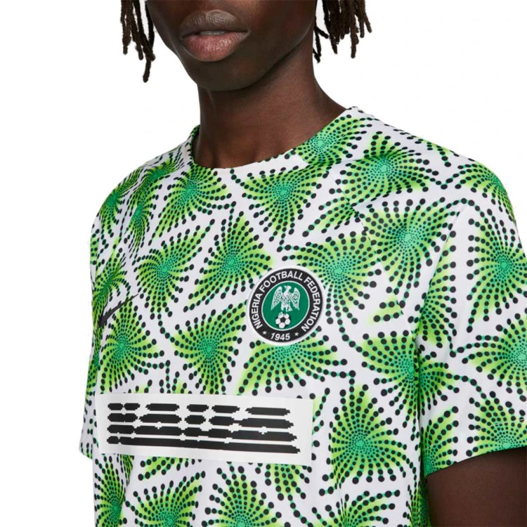 Camiseta Nike Nigeria Pre-Match Mundial Qatar 2022 5 Camiseta Nike Nigeria Pre-Match Mundial Qatar 2022 - Imagen 3