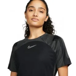 Camiseta Nike Dri-Fit Strike Mujer -tienda de material de futbol camiseta nike nike strke top br 21 blackdk smoke grey white 2