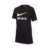 Camiseta Nike Sportswear Jus Do It Swoosh Niño -tienda de material de futbol camiseta nike nsw just do it nino black volt 0