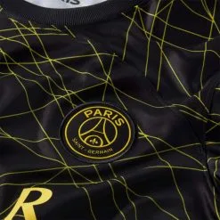 Camiseta Nike Paris Saint-Germain FC Cuarta Equipación Stadium 2022-2023 Mujer -tienda de material de futbol camiseta nike paris saint germain fc cuarta equipacion stadium 2022 2023 mujer black tour yellow 5
