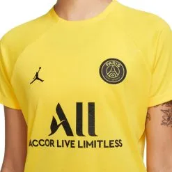 Camiseta Nike Paris Saint-Germain FC Pre-Match 2022-2023 Mujer -tienda de material de futbol camiseta nike paris saint germain fc pre match 2022 2023 mujer tour yellow black 2