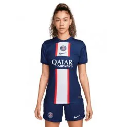 Camiseta Nike Paris Saint-Germain FC Primera Equipación Stadium 2022-2023 Mujer -tienda de material de futbol camiseta nike paris saint germain fc primera equipacion stadium 2022 2023 mujer midnight navy white 4