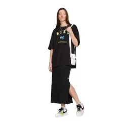 Camiseta Nike Sportswear Oversize Mujer -tienda de material de futbol camiseta nike sportswear oversize mujer black 4