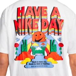 Camiseta Nike Sportswear Swoosh -tienda de material de futbol camiseta nike sportswear swoosh white 2