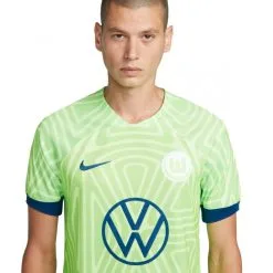 Camiseta Nike VFL Wolfsburgo Primera Equipación Stadium 2022-2023 -tienda de material de futbol camiseta nike vfl wolsfburgo primera equipacion stadium 2022 2023 sub lime coastal blue 2