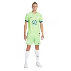 Camiseta Nike VFL Wolfsburgo Primera Equipación Stadium 2022-2023 -tienda de material de futbol camiseta nike vfl wolsfburgo primera equipacion stadium 2022 2023 sub lime coastal blue 3