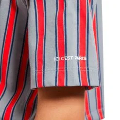 Camiseta Nike PSG X Jordan Fanswear Mujer -tienda de material de futbol camiseta nike w j psg gfx tee stealth university red 3