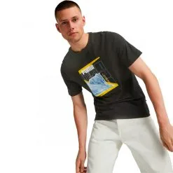 Camiseta Puma Art Graphic -tienda de material de futbol camiseta puma art graphic black 2