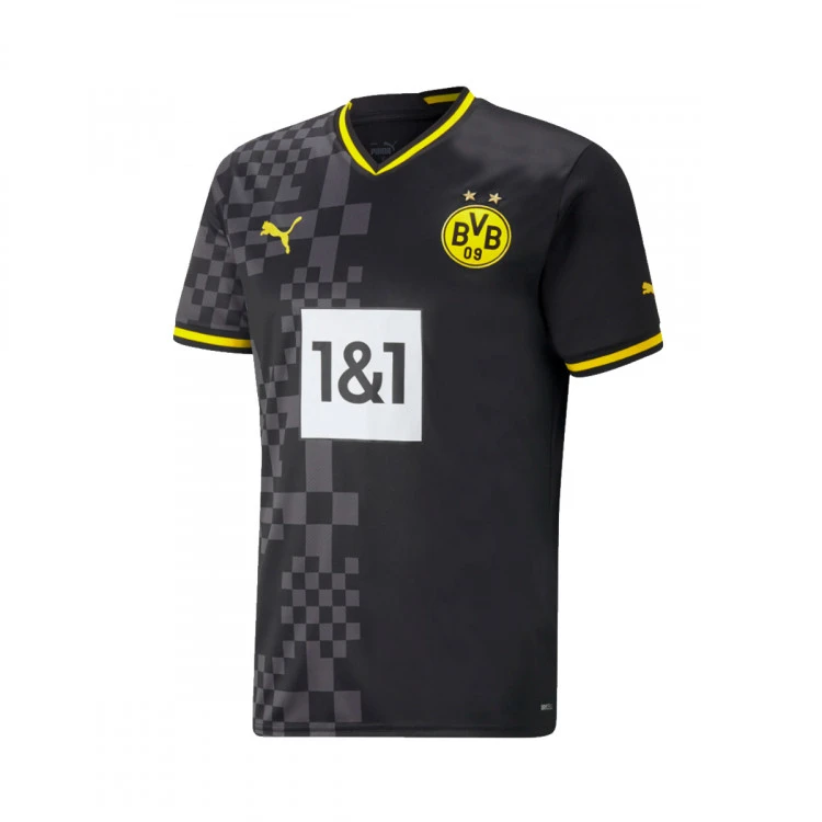 Camiseta Puma Borussia Dortmund Segunda Equipación Replica 2022-2023 Niño 3 Camiseta Puma Borussia Dortmund Segunda Equipación Replica 2022-2023 Niño
