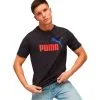 Camiseta Puma Essentials+ 2 Col Logo -tienda de material de futbol camiseta puma essentials 2 col logo black warm earth 0