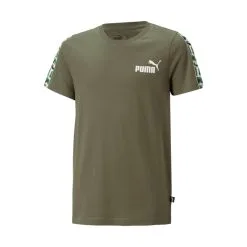 Camiseta Puma Essentials Tape Camo Niño -tienda de material de futbol camiseta puma essentials tape camo nino green moss 5