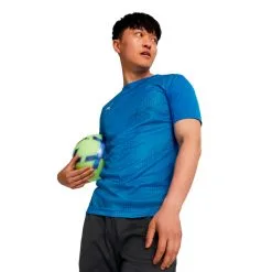 Camiseta Puma IndividualRISE Graphic -tienda de material de futbol camiseta puma individualrise graphic tee electric blue lemonade peacoat 2