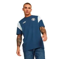 Camiseta Puma Manchester City FC Fanswear 2022-2023 11 Camiseta Puma Manchester City FC Fanswear 2022-2023 -tienda de material de futbol camiseta puma manchester city fc fanswear 2022 2023 marine blue nitro blue 3