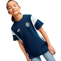 Camiseta Puma Manchester City FC Fanswear 2022-2023 Niño -tienda de material de futbol camiseta puma manchester city fc fanswear 2022 2023 nino marine blue nitro blue 2