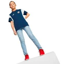 Camiseta Puma Manchester City FC Fanswear 2022-2023 Niño -tienda de material de futbol camiseta puma manchester city fc fanswear 2022 2023 nino marine blue nitro blue 5