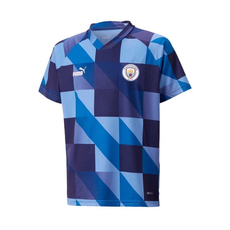 Camiseta Puma Manchester City FC Pre-Match 2022-2023 Niño 3 Camiseta Puma Manchester City FC Pre-Match 2022-2023 Niño