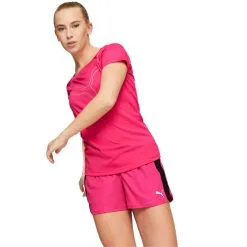 Camiseta Puma Train Favorite Mujer -tienda de material de futbol camiseta puma train favorite mujer orchid shadow 1