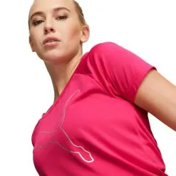 Camiseta Puma Train Favorite Mujer -tienda de material de futbol camiseta puma train favorite mujer orchid shadow 3