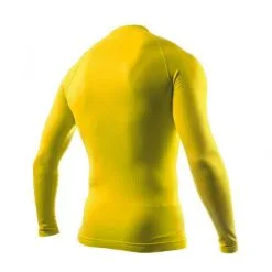 Camiseta SP Fútbol Térmica Doble Densidad -tienda de material de futbol camiseta soloporteros termica doble densidad amarillo 1