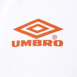 Camiseta Umbro Classico 2 Crew FZ -tienda de material de futbol camiseta umbro classico 2 crew tee bright white tigerlily blanco 3