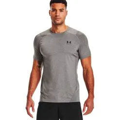 Camiseta Under Armour Heatgear® Armour Fitted Short Slee -tienda de material de futbol camiseta under armour heatgear armour fitted short slee grey 3