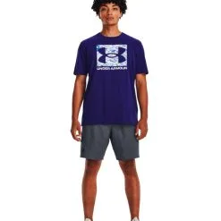 Camiseta Under Armour UA ABC Camo Boxed Logo -tienda de material de futbol camiseta under armour ua abc camo boxed logo sonar blue sonar blue 4