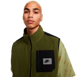 Chaleco Nike Sportswear Polar Fleece -tienda de material de futbol chaleco nike sportswear polar fleece rough green black 2