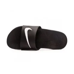 Chanclas Nike Kawa Slide Niño -tienda de material de futbol chanclas nike kawa slide black white 4