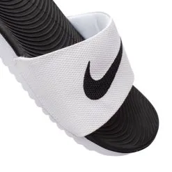 Chanclas Nike Kawa Slide Niño -tienda de material de futbol chanclas nike kawa slide nino white black 2