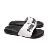 Chanclas Puma Popcat 20 Logo Power -tienda de material de futbol chanclas puma popcat 20 logo power white black cool mid gray 0