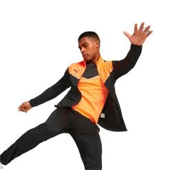 Chándal Puma IndividualRISE -tienda de material de futbol chandal puma individualrise black ultra orange 4