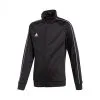 Chaqueta Adidas Core 18 Polyester Niño 1 Chaqueta Adidas Core 18 Polyester Niño -tienda de material de futbol chaqueta adidas core 18 polyester nino black white 0