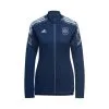 Chaqueta Adidas España Fanswear Euro 2022 Mujer -tienda de material de futbol chaqueta adidas espana fanswear 2021 2022 mujer team navy blue glow blue 0