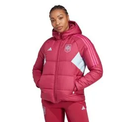 Chaqueta Adidas España Training Mundial Femenino 2023 Mujer -tienda de material de futbol chaqueta adidas espana training mundial femenino 2023 mujer mystery ruby 1