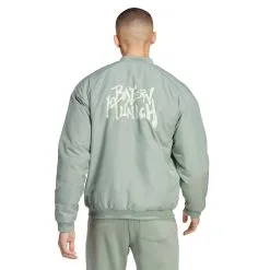 Chaqueta Adidas FC Bayern De Múnich Fanswear 2022-2023 -tienda de material de futbol chaqueta adidas fc bayern de munich fanswear 2022 2023 silver green 2