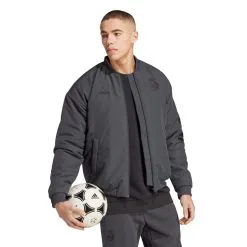 Chaqueta Adidas Real Madrid CF Fanswear 2022-2023 -tienda de material de futbol chaqueta adidas real madrid cf fanswear 2022 2023 carbon 5
