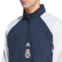 Sudadera Adidas Real Madrid CF Fanswear Icon -tienda de material de futbol chaqueta adidas real madrid cf fanswear 2022 2023 night navy 3
