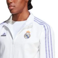 Chaqueta Adidas Real Madrid CF Pre-Match 2022-2023 Mujer -tienda de material de futbol chaqueta adidas real madrid cf pre match 2022 2023 mujer white 4