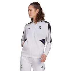 Chaqueta Adidas Real Madrid CF Training 2022-2023 Mujer -tienda de material de futbol chaqueta adidas real madrid cf training 2022 2023 mujer white 1