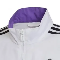 Chaqueta Adidas Real Madrid CF Training 2022-2023 Niño -tienda de material de futbol chaqueta adidas real madrid cf training 2022 2023 nino white 2