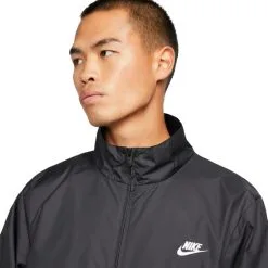 Chaqueta Nike Club+ Woven 9 Chaqueta Nike Club+ Woven -tienda de material de futbol chaqueta nike club woven black white 2