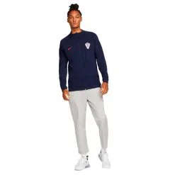 Chaqueta Nike Croacia Pre-Match Mundial Qatar 2022 -tienda de material de futbol chaqueta nike croacia pre match mundial qatar 2022 blackened blue 4