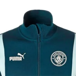 Chaqueta Puma Manchester City FC Fanswear 2022-2023 -tienda de material de futbol chaqueta puma manchester city fc fanswear 2022 2023 marine blue nitro blue 2