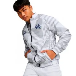 Chaqueta Puma Olympique De Marsella Pre-Match 2022-2023 -tienda de material de futbol chaqueta puma olympique de marsella pre match 2022 2023 white limoges 2