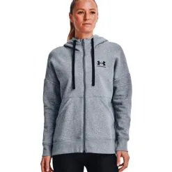 Chaqueta Under Armour Rival Rleece Full Zip Hoodie Mujer 9 Chaqueta Under Armour Rival Rleece Full Zip Hoodie Mujer -tienda de material de futbol chaqueta under armour rival rleece full zip hoodie mujer steel medium heather black black 2