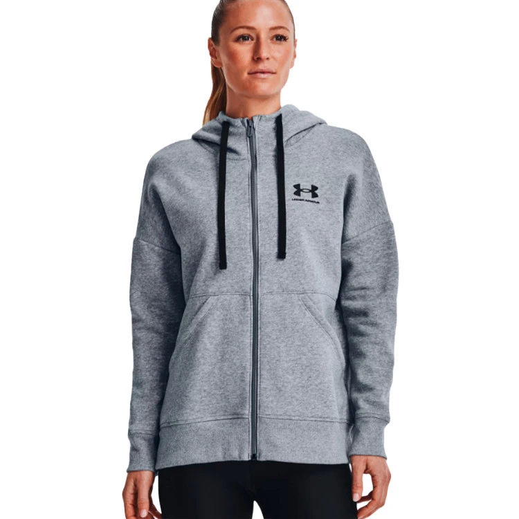 Chaqueta Under Armour Rival Rleece Full Zip Hoodie Mujer 5 Chaqueta Under Armour Rival Rleece Full Zip Hoodie Mujer - Imagen 3