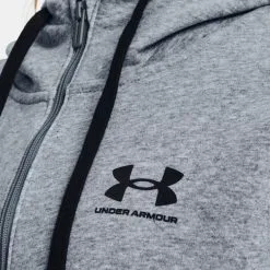Chaqueta Under Armour Rival Rleece Full Zip Hoodie Mujer 11 Chaqueta Under Armour Rival Rleece Full Zip Hoodie Mujer -tienda de material de futbol chaqueta under armour rival rleece full zip hoodie mujer steel medium heather black black 4